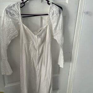 White missguided dress